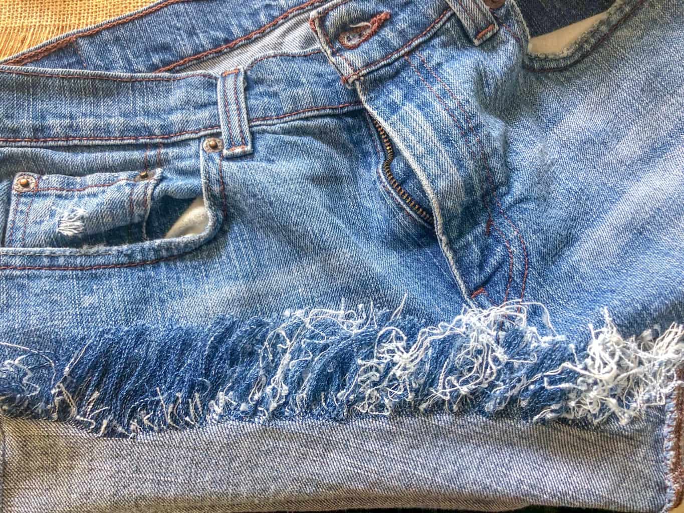 DIY Denim Shorts | Thrifted Jeans Into Shorts | Thrifted & Taylor'd