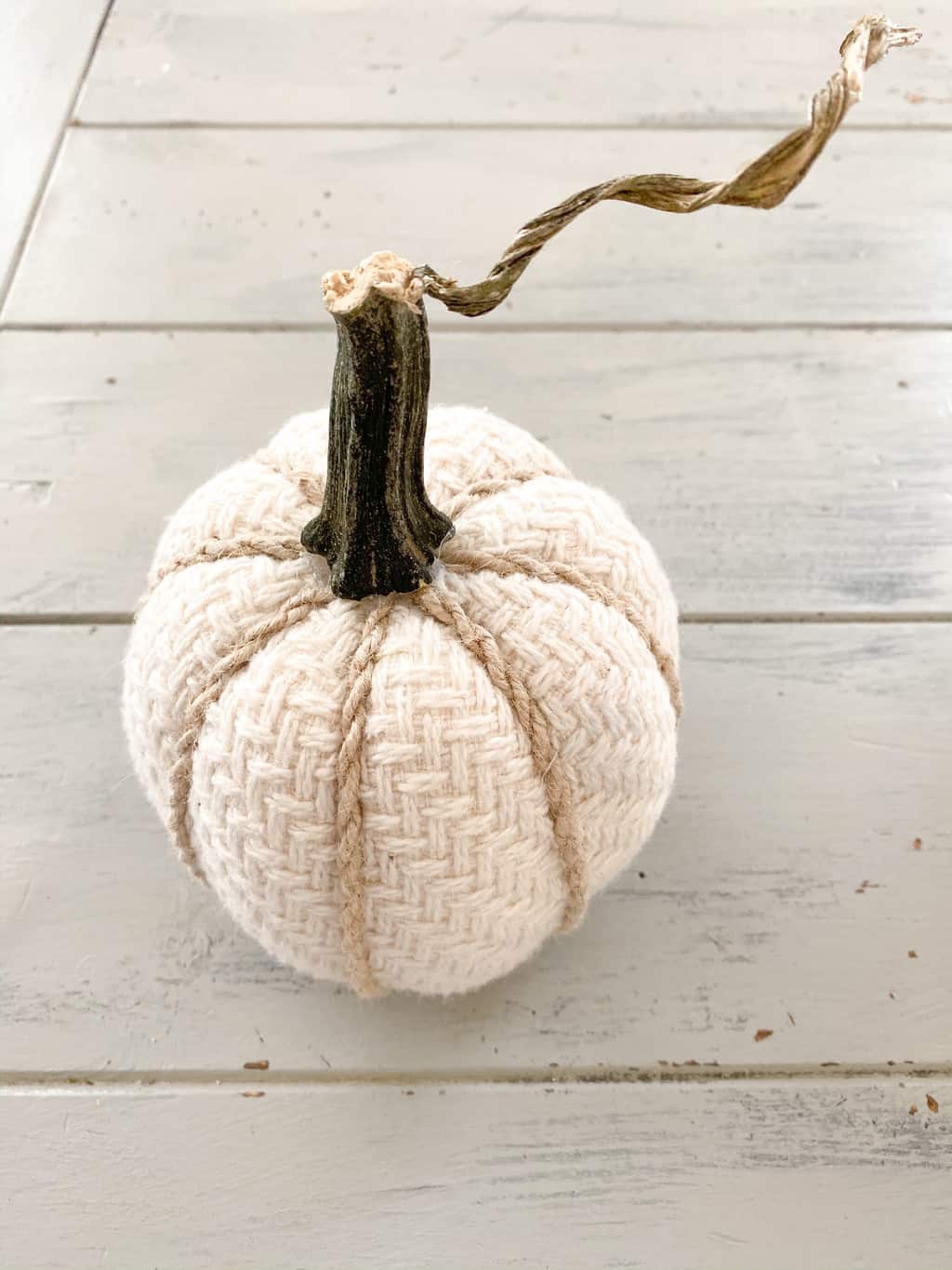 10 Minute Pumpkin Stem DIY Transform Your Faux Pumpkins